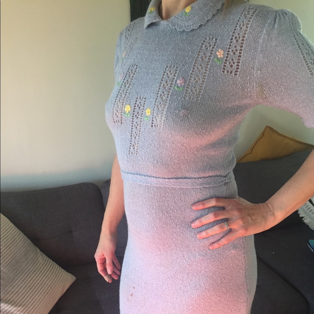 Violet Vintage Sweater Dress